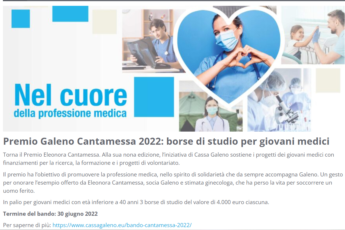 PREMIO ELEONORA CANTAMESSA